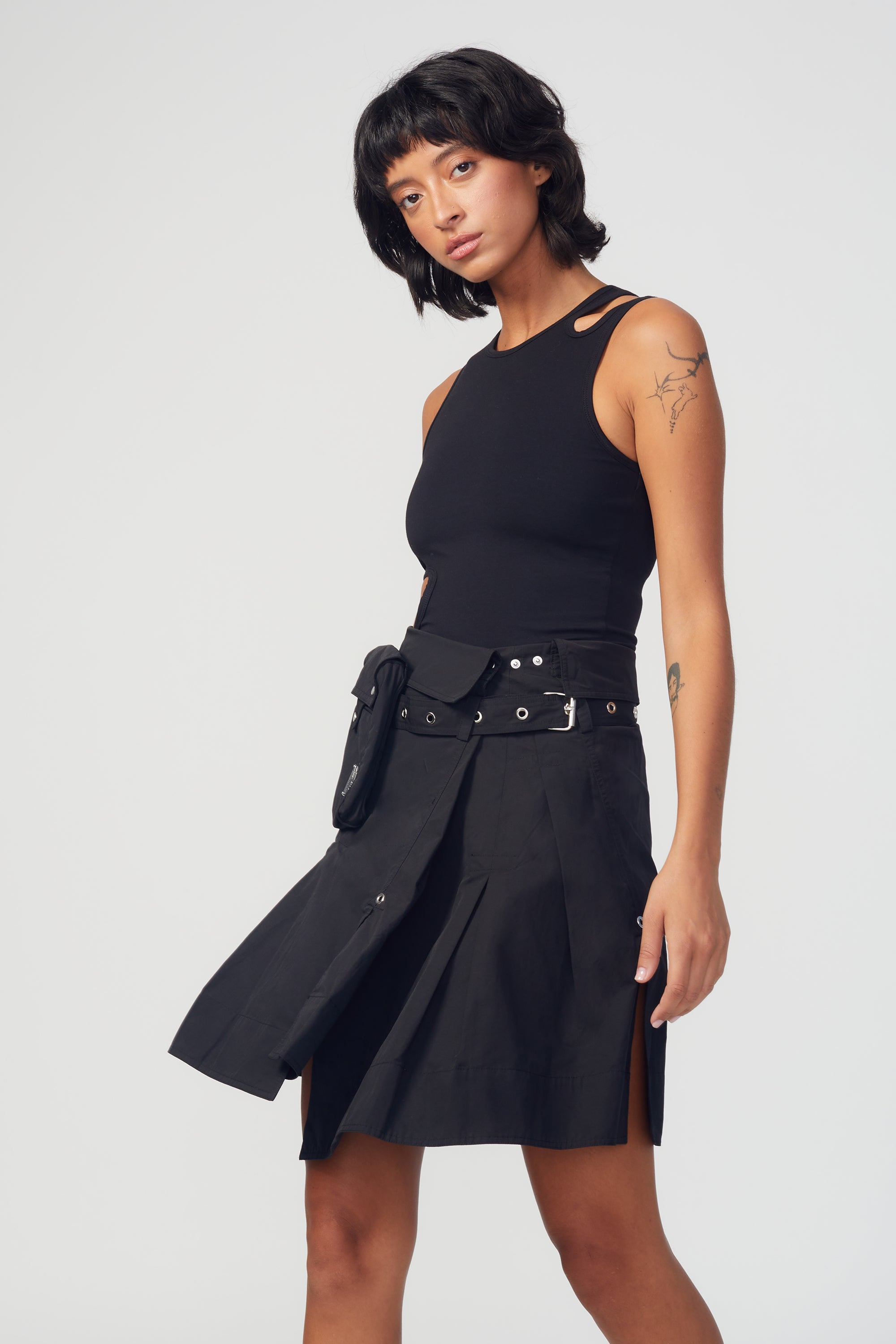 Cass Ripstop Wrap Skirt