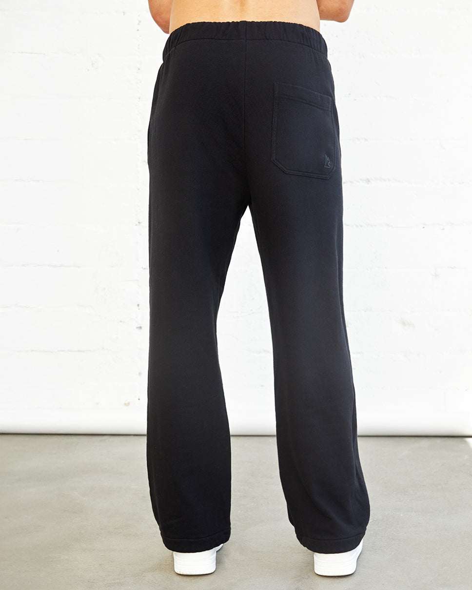Black Essential Ross Relaxed Sweatpants