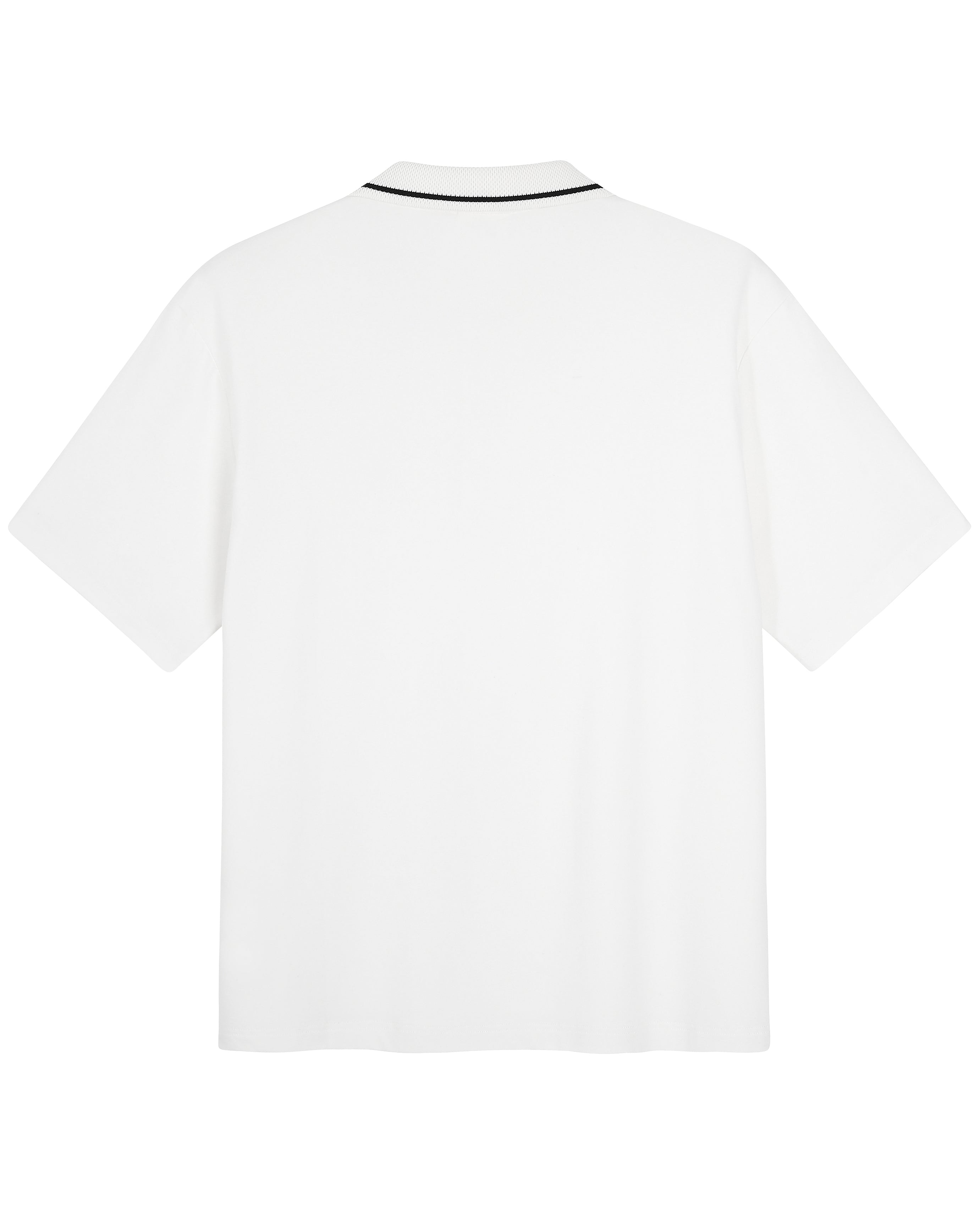 White Bamboo Fitted Polo