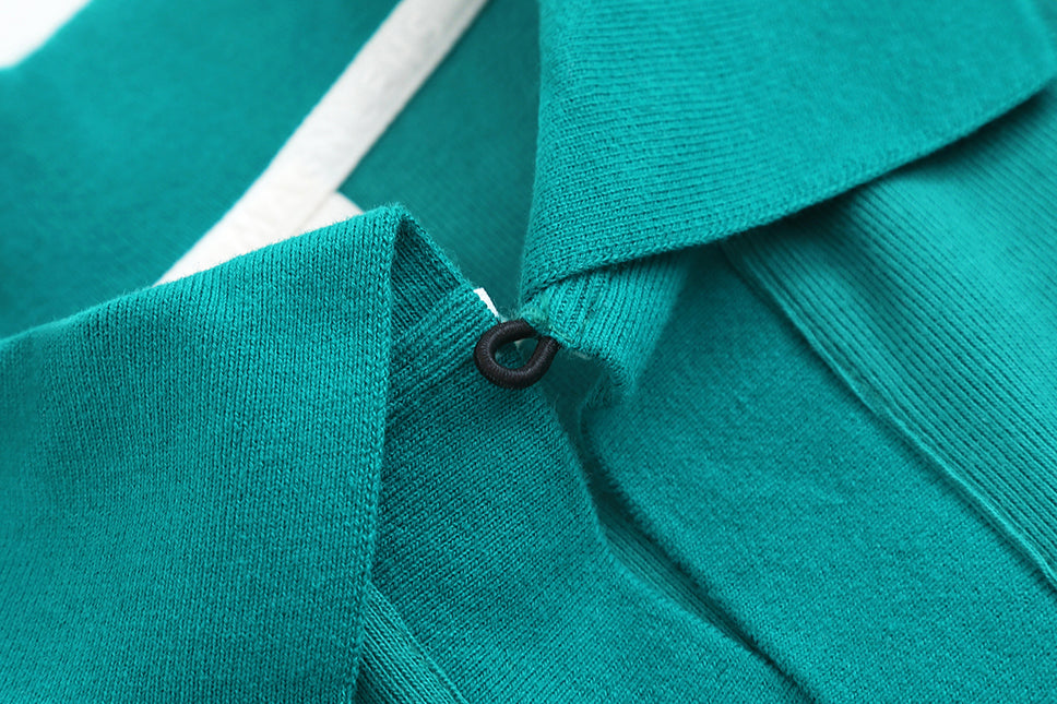 Floral Palm Boxy Polo