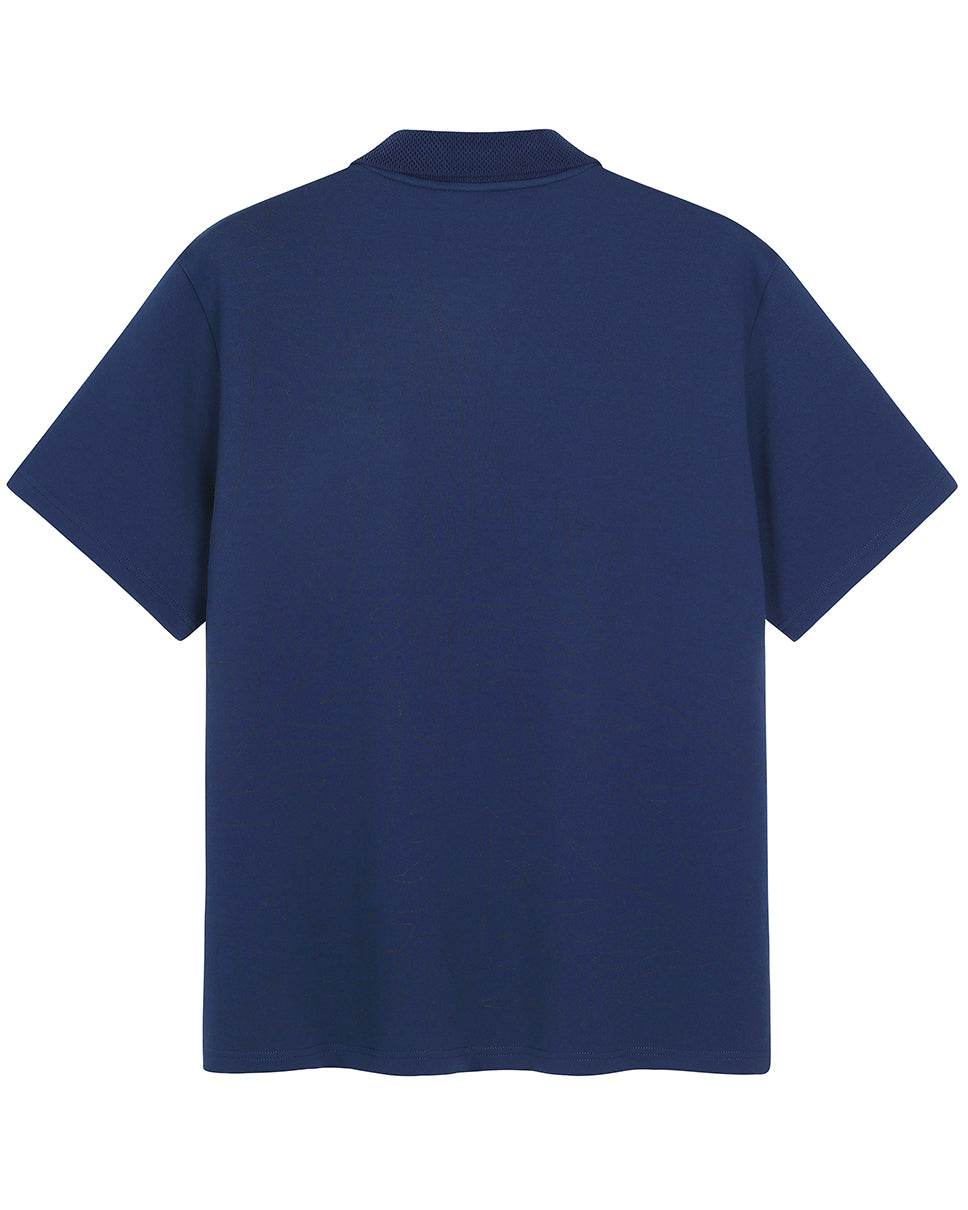 Edinburgh Palm Fitted Polo