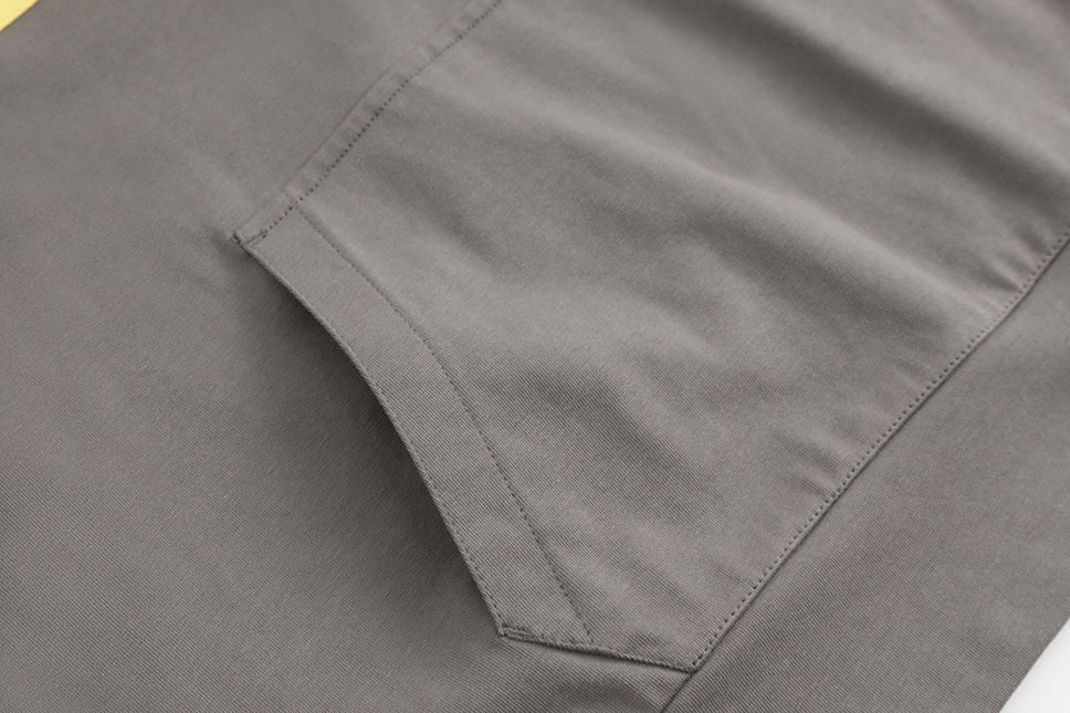 Ash Gray Multi Rugby Color-Blocked Shirt