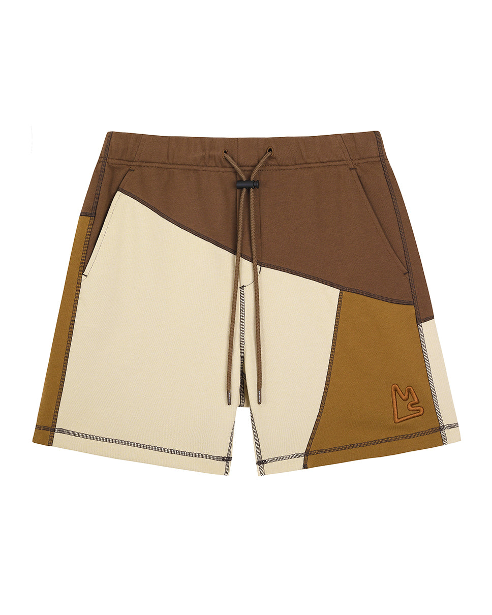 Cocoa Multi Patchwork Shorts