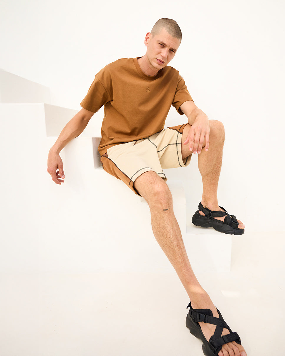 Cocoa Multi Patchwork Shorts