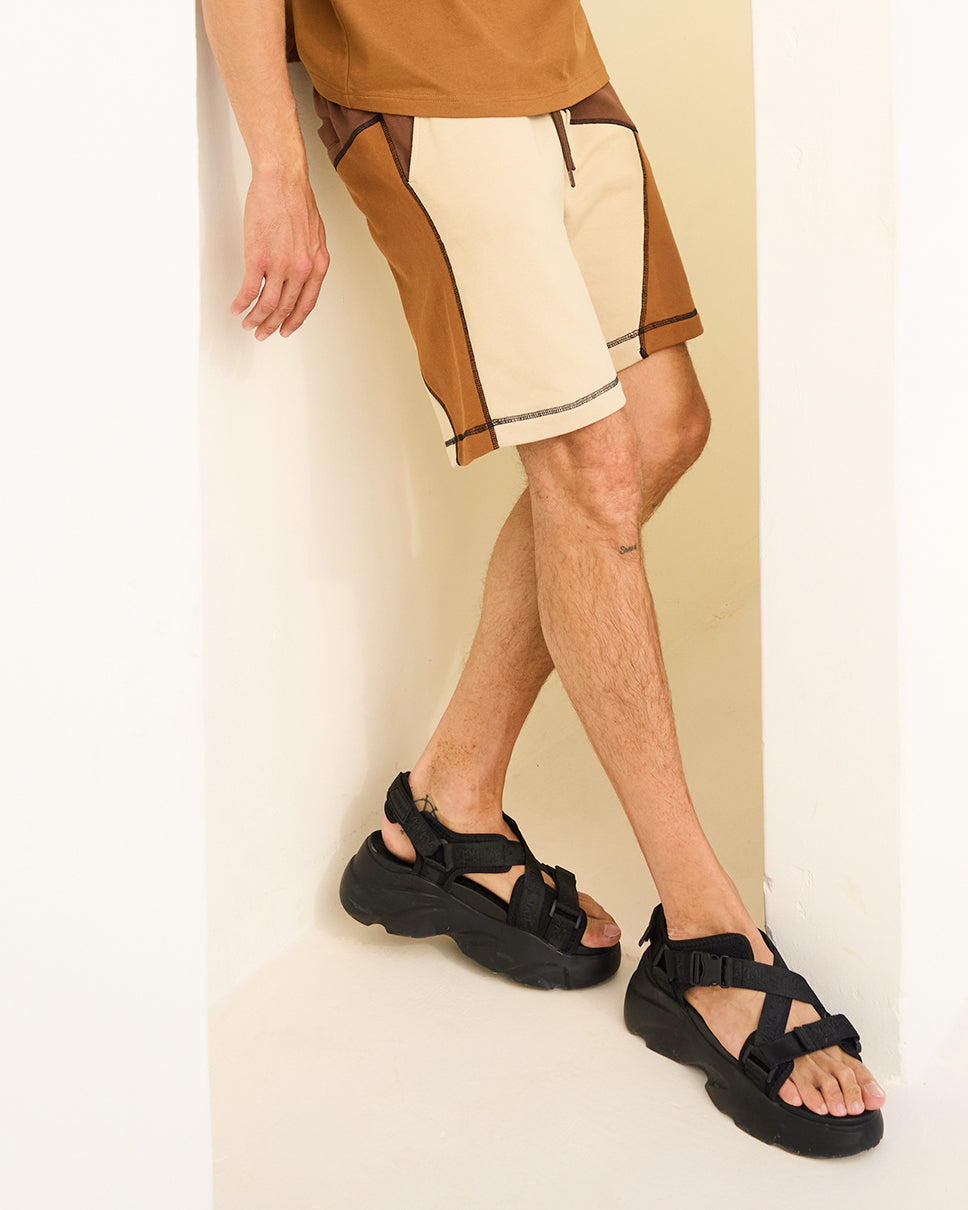 Cocoa Multi Patchwork Shorts