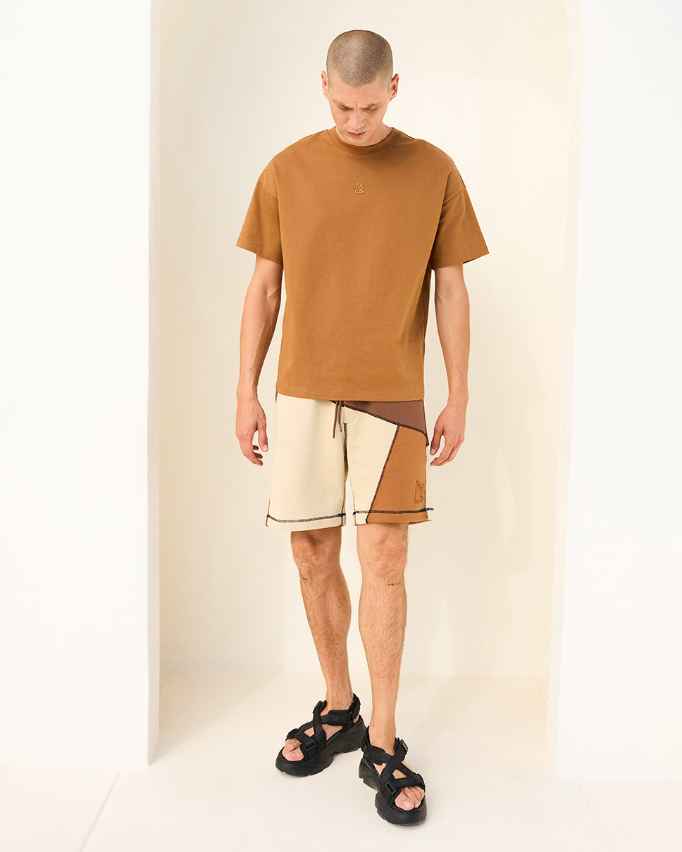 Cocoa Multi Patchwork Shorts