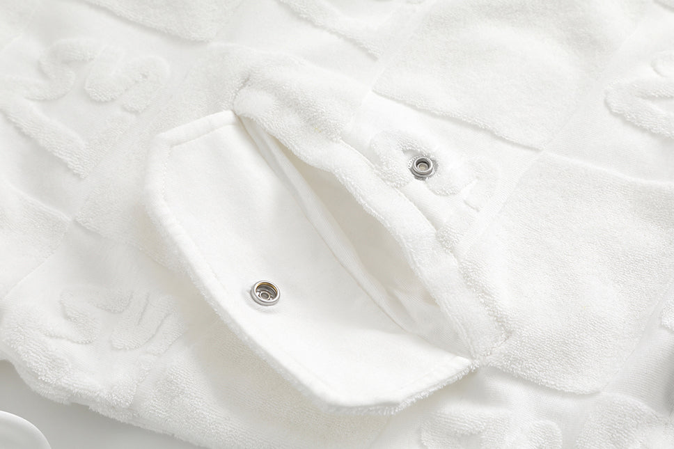 Floral Letterman Pullover