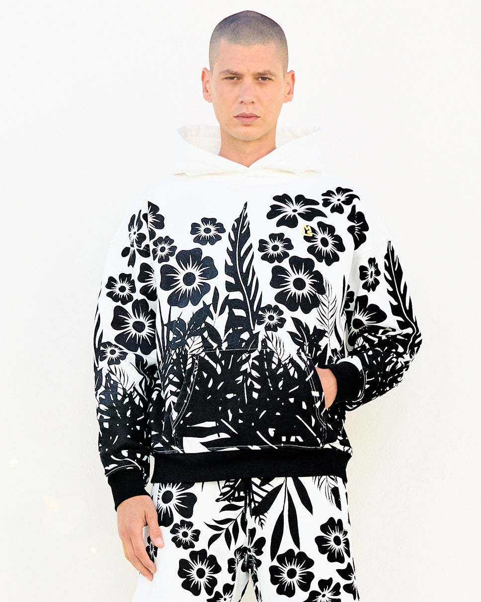 Floral Palm Ross Hoodie
