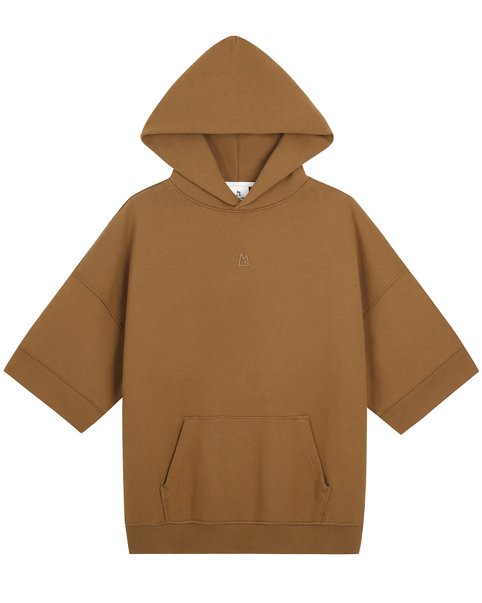 Caramel Essential Ross Short Sleeve Hoodie