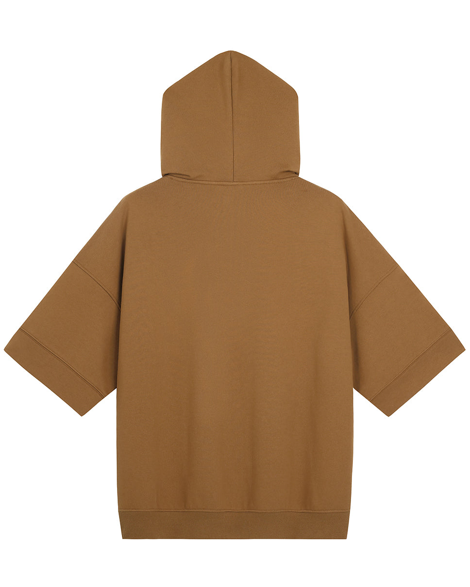 Caramel Essential Ross Short Sleeve Hoodie