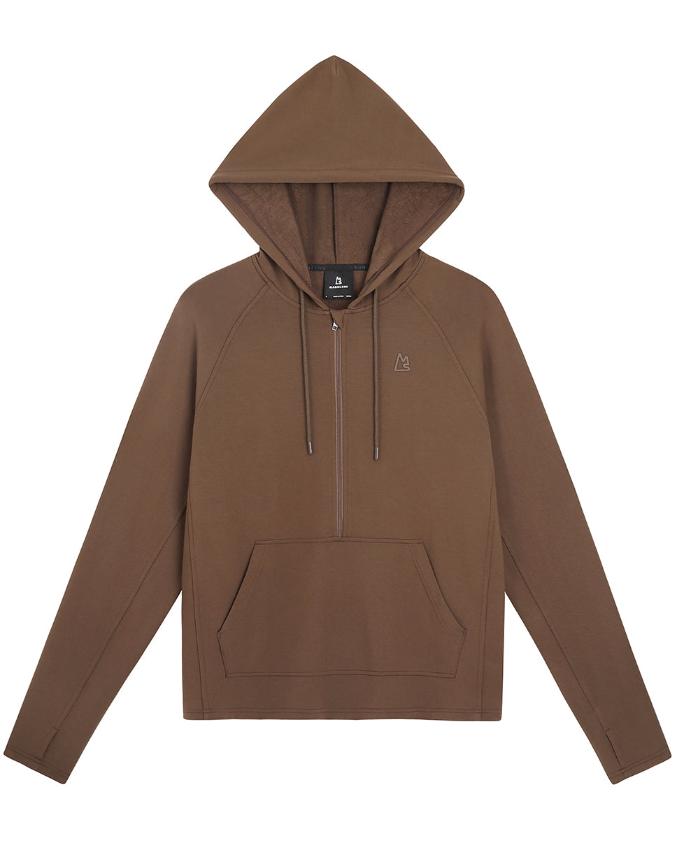 Linford Modal Zip Pullover Hoodie