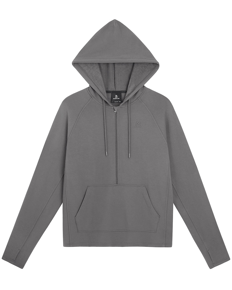 Linford Modal Zip Pullover Hoodie