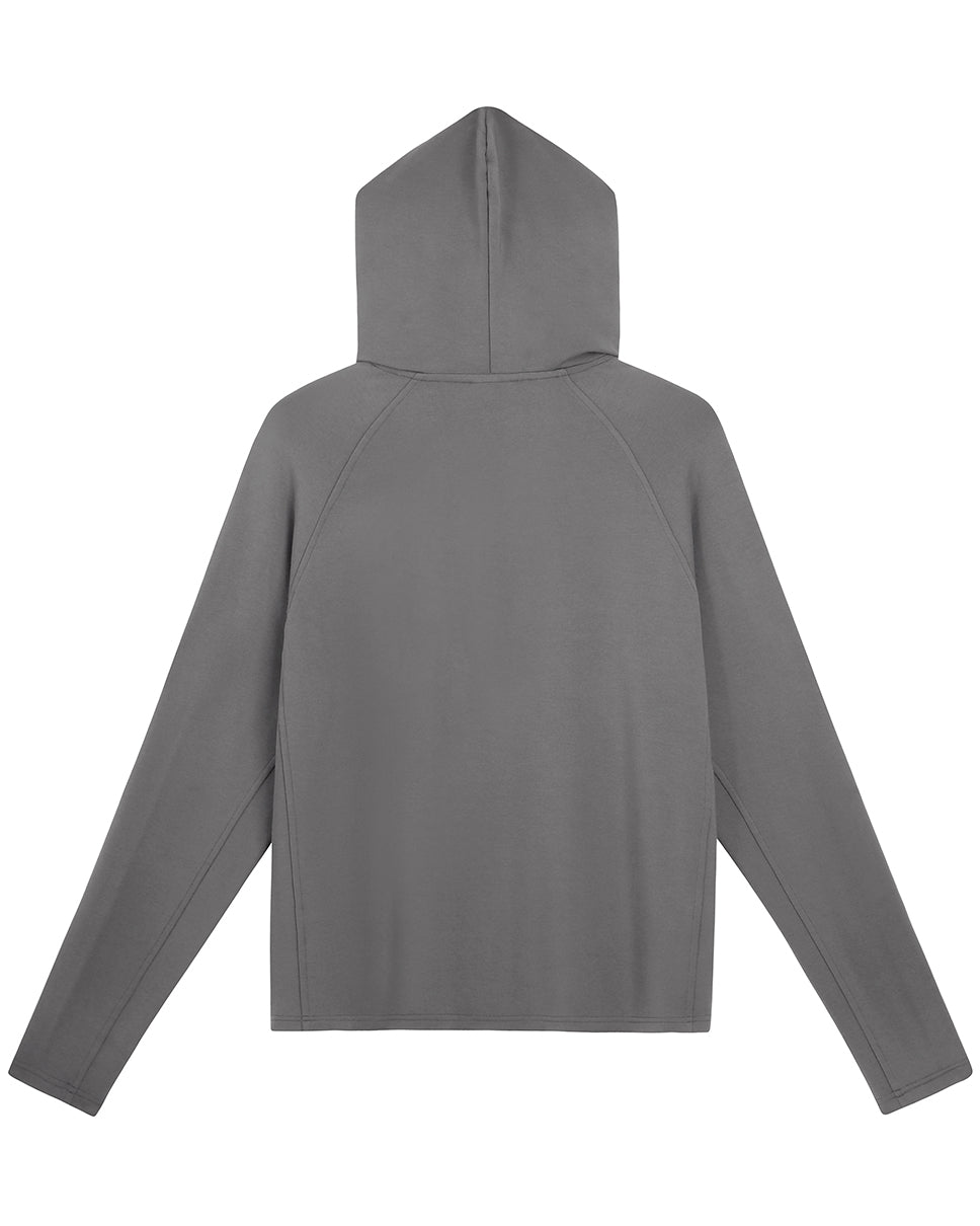 Linford Modal Zip Pullover Hoodie