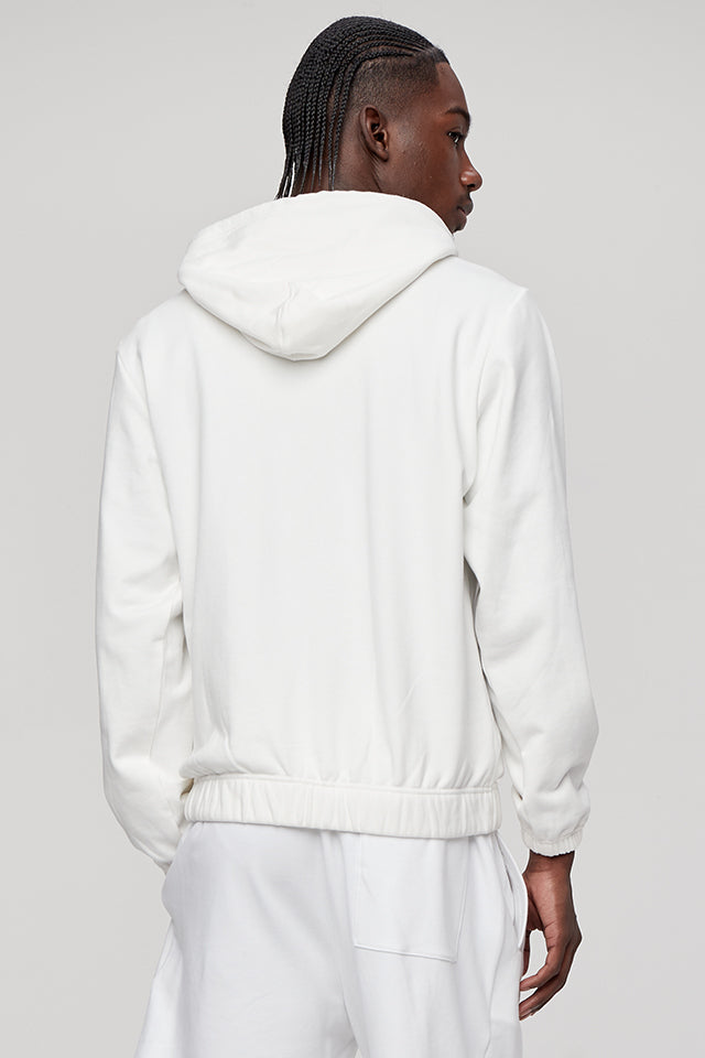 Essential Banded Zip-Up Hoodie