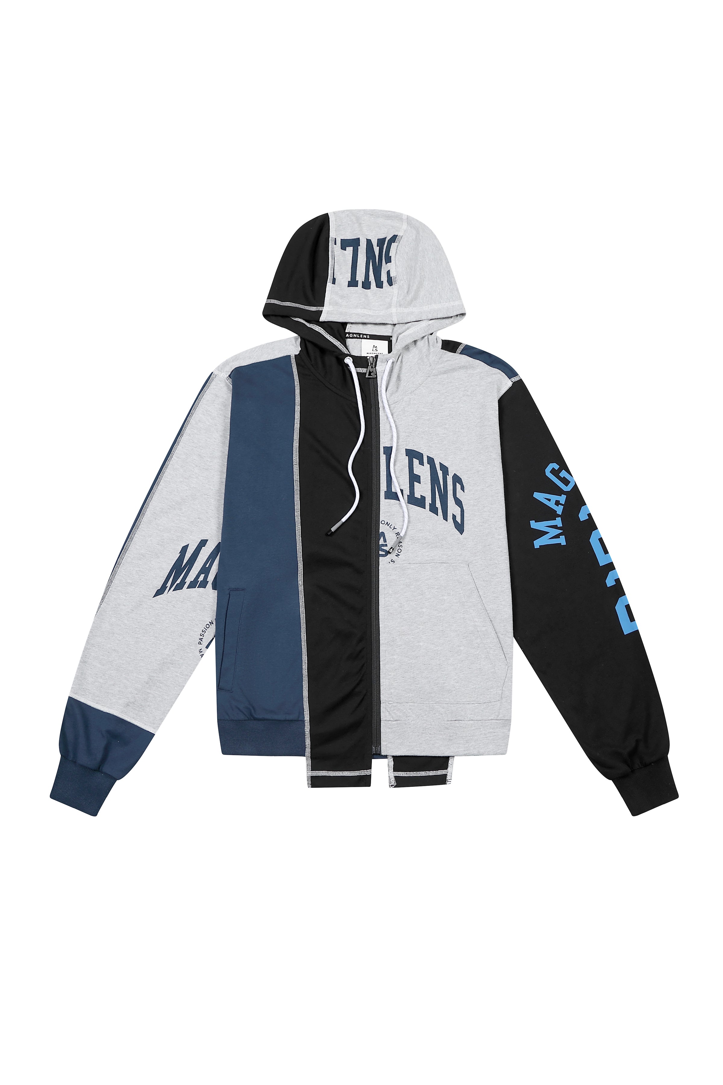 Cabora Spliced Zip-Up Hoodie