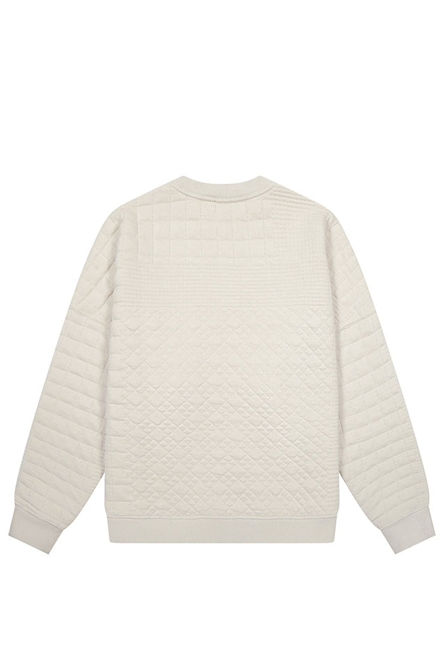 Farrow Quilted Jacquard Oversized Pullover