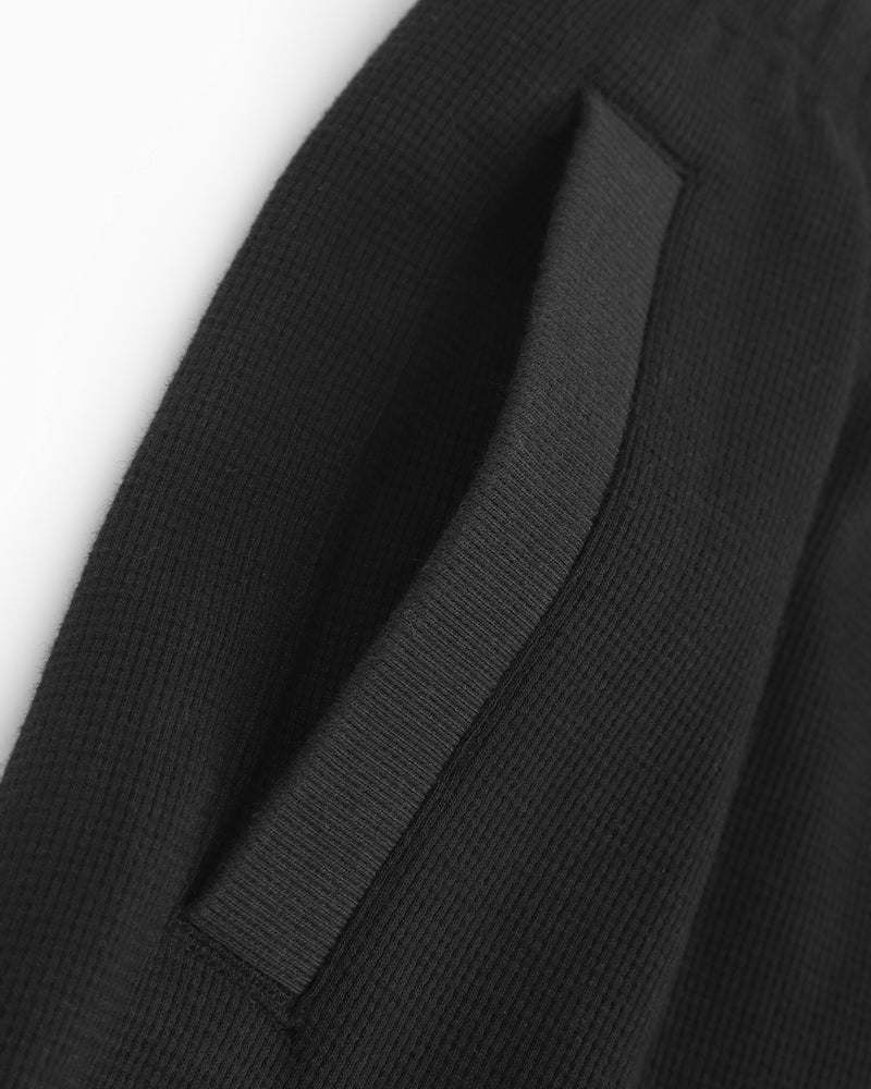 Waffle Knit Relaxed Pants