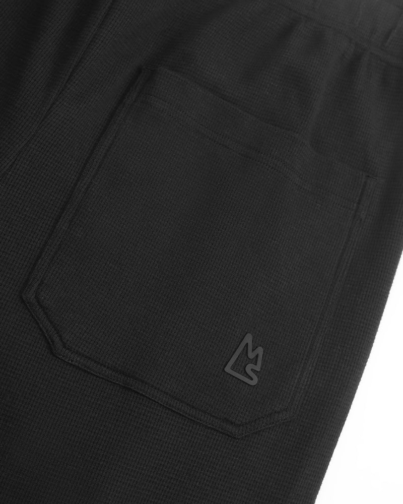 Waffle Knit Relaxed Pants