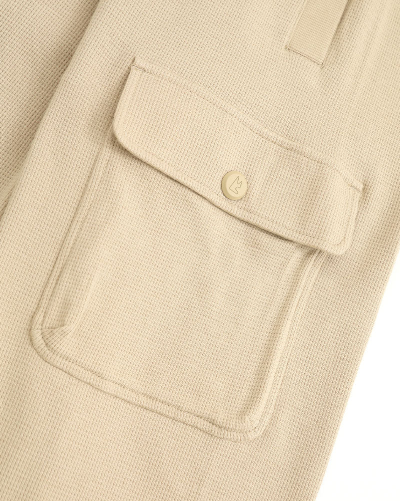 Waffle Knit Relaxed Pants