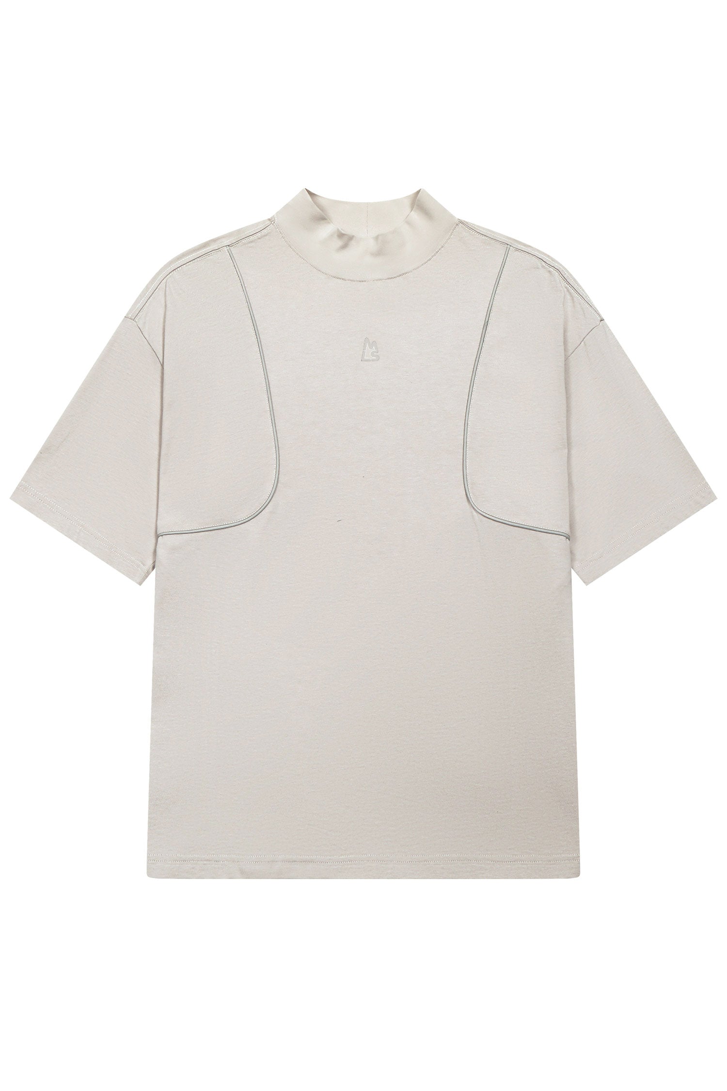 Ridge Mock Neck Boxy Tee