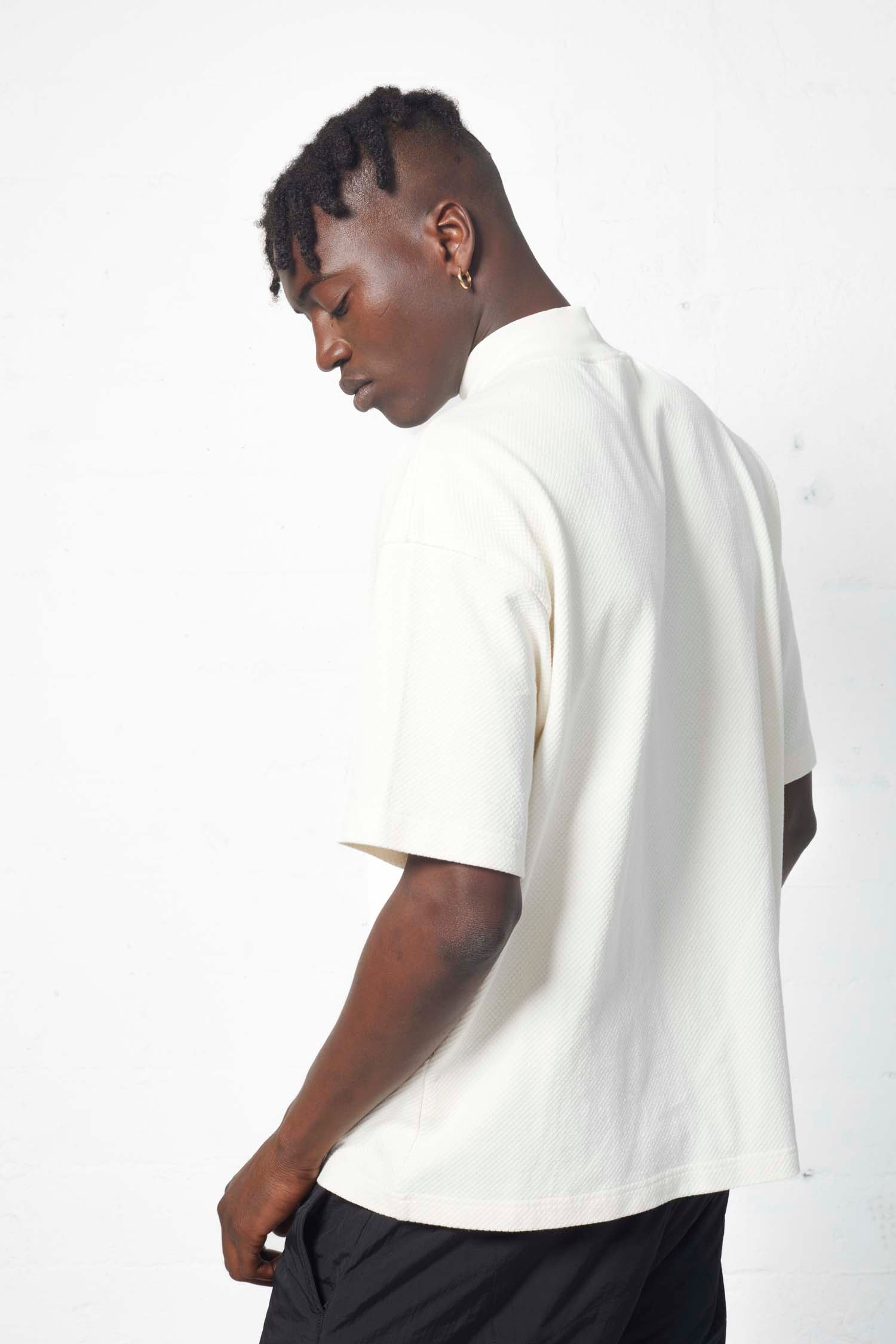 Sid Mock Neck Boxy Tee