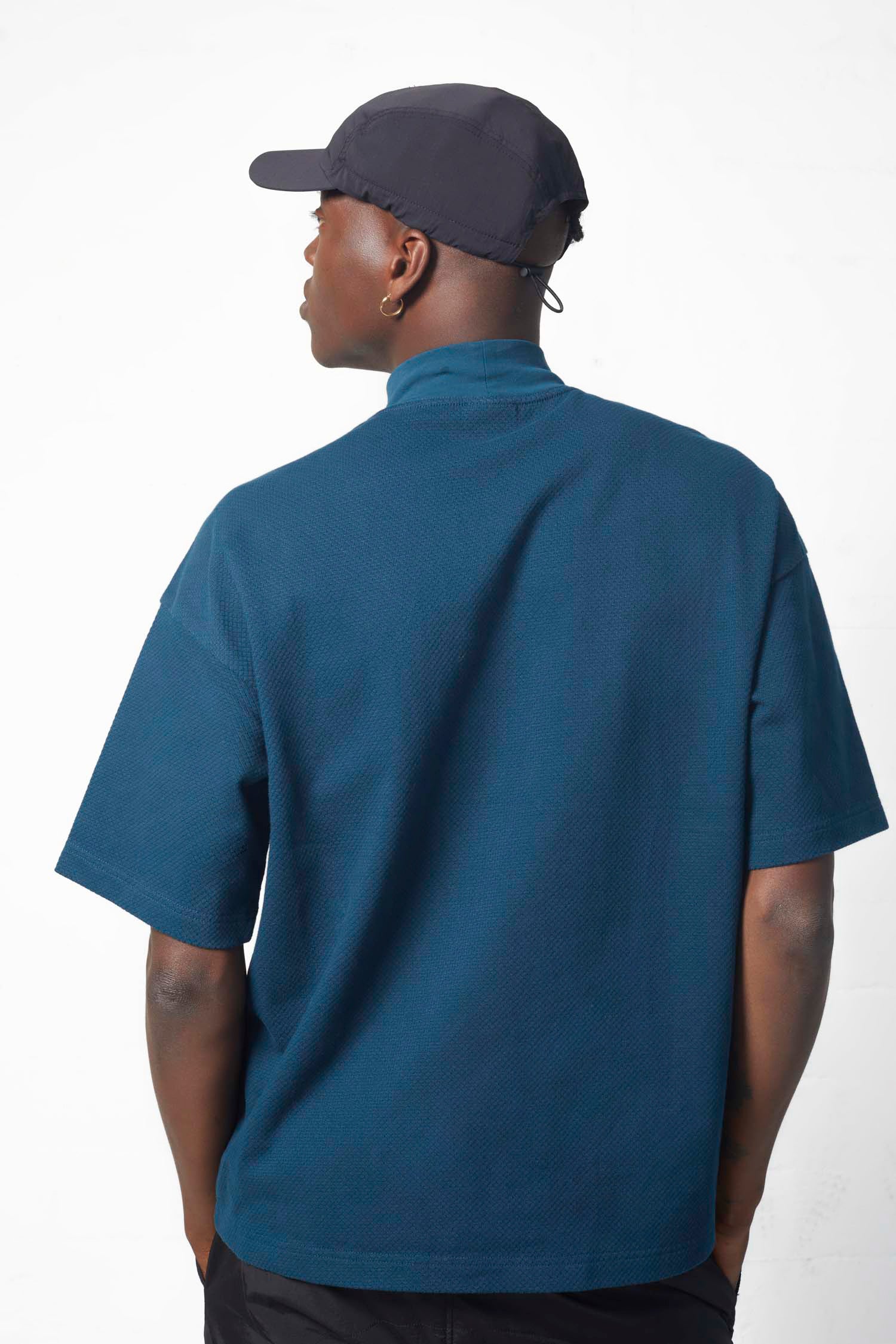 Sid Mock Neck Boxy Tee