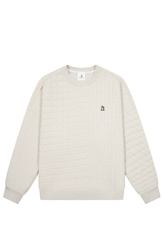 Farrow Quilted Jacquard Oversized Pullover