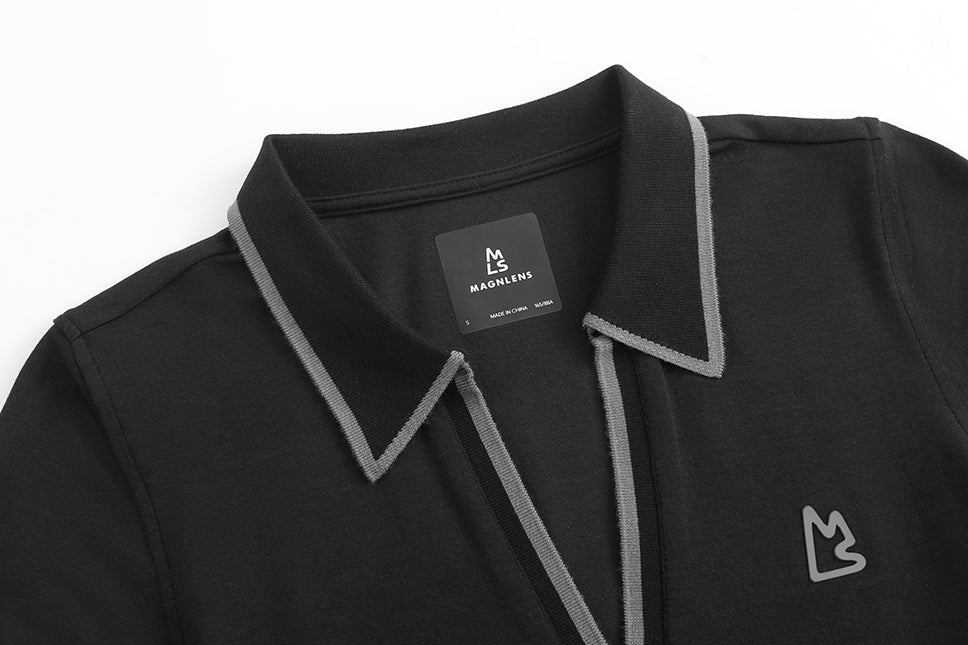 Women's Black Alice Roya Polo