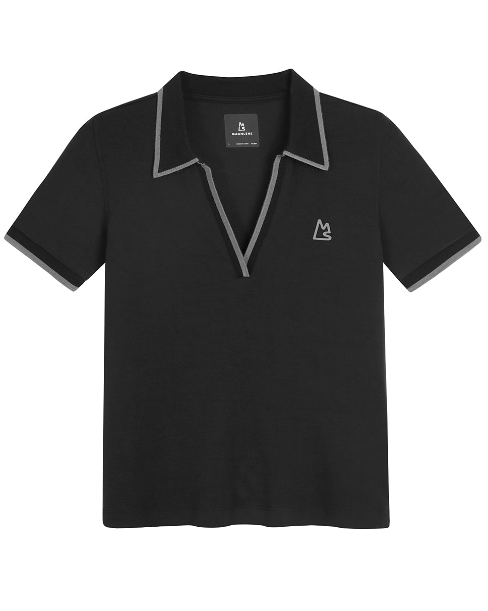 Women's Black Alice Roya Polo