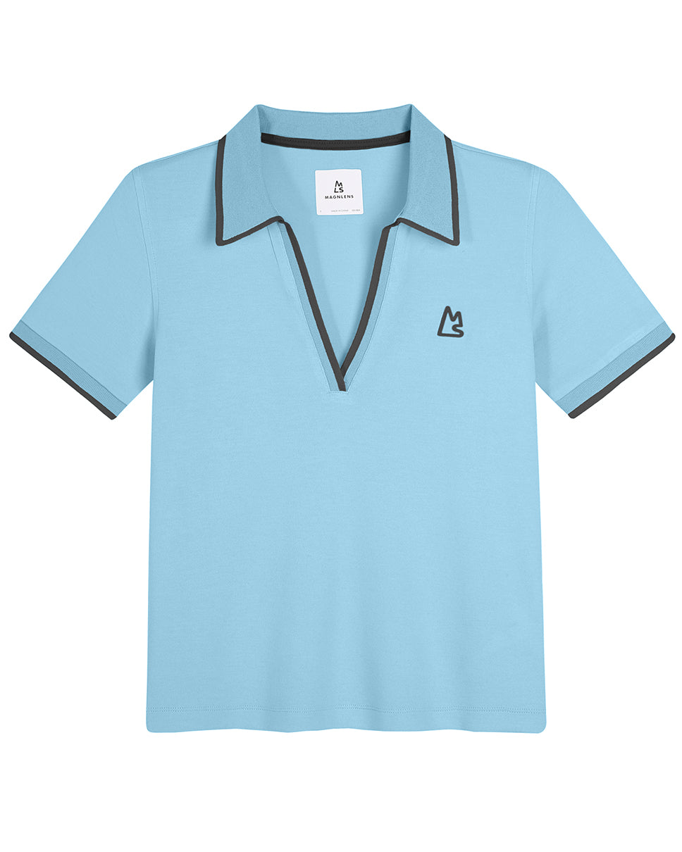 Women's Baby Blue Alice Roya Polo