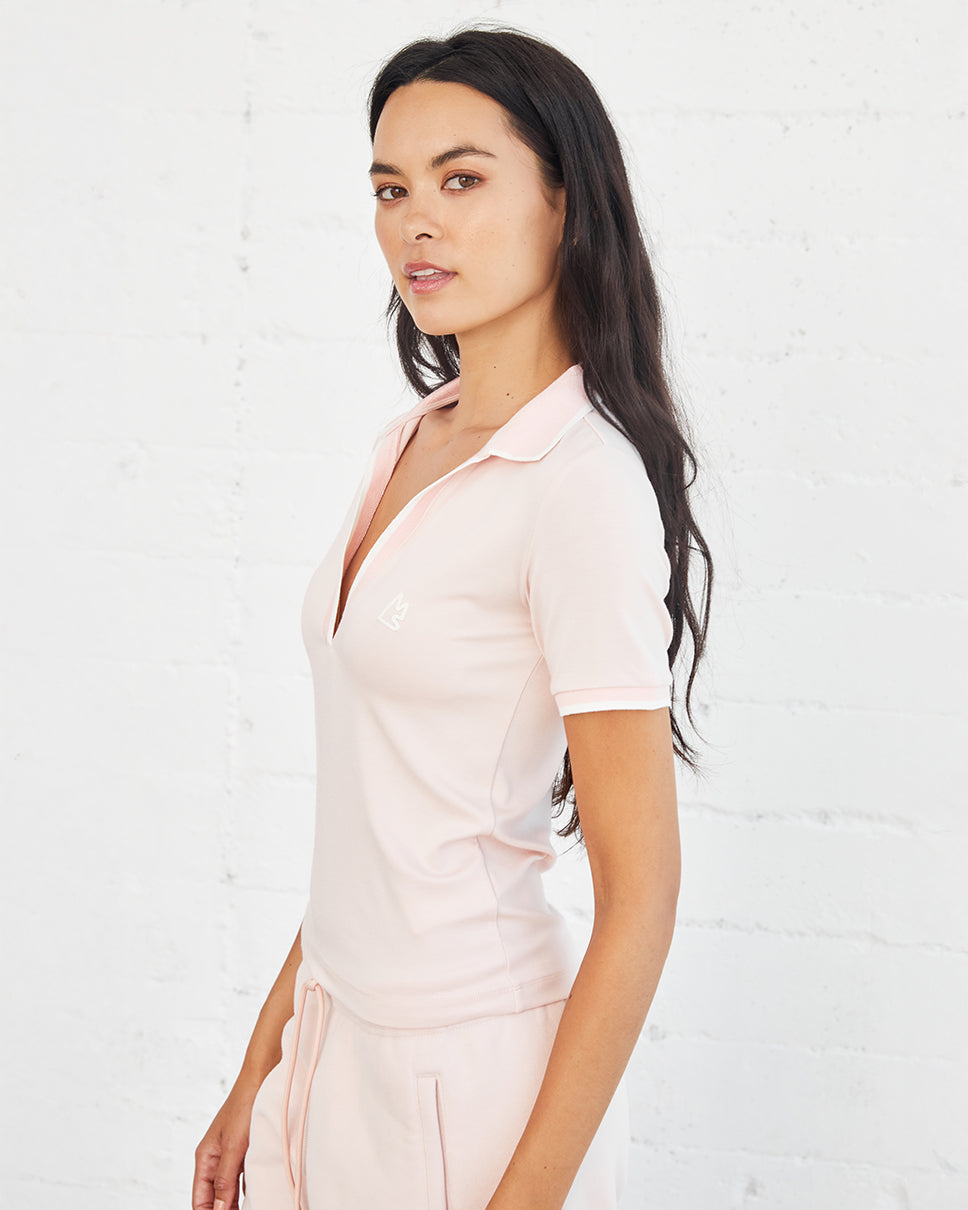 Women's Pale Pink Alice Roya Polo