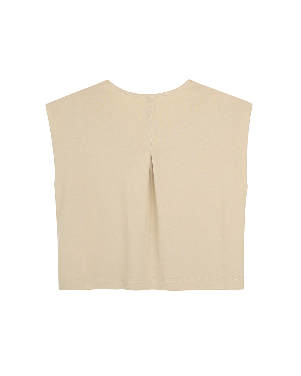 Women's Khaki Supima Boxy Top