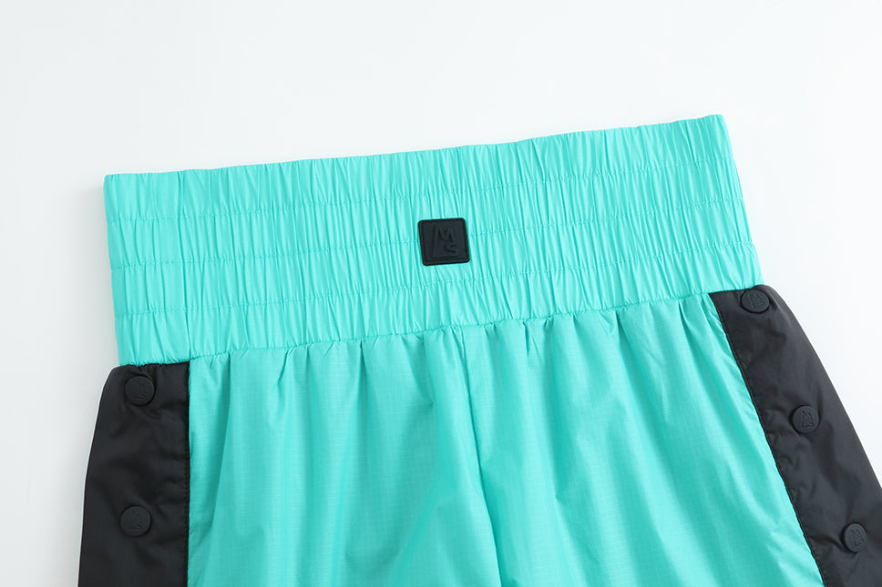 Turquoise Black Boxer Shorts
