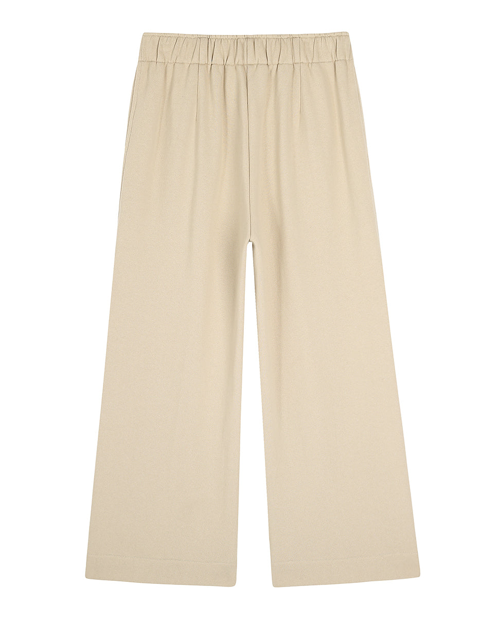 Khaki Cropped Cargo Pants