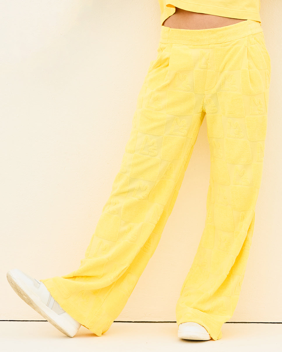 Gracie Toweling Flare Pants