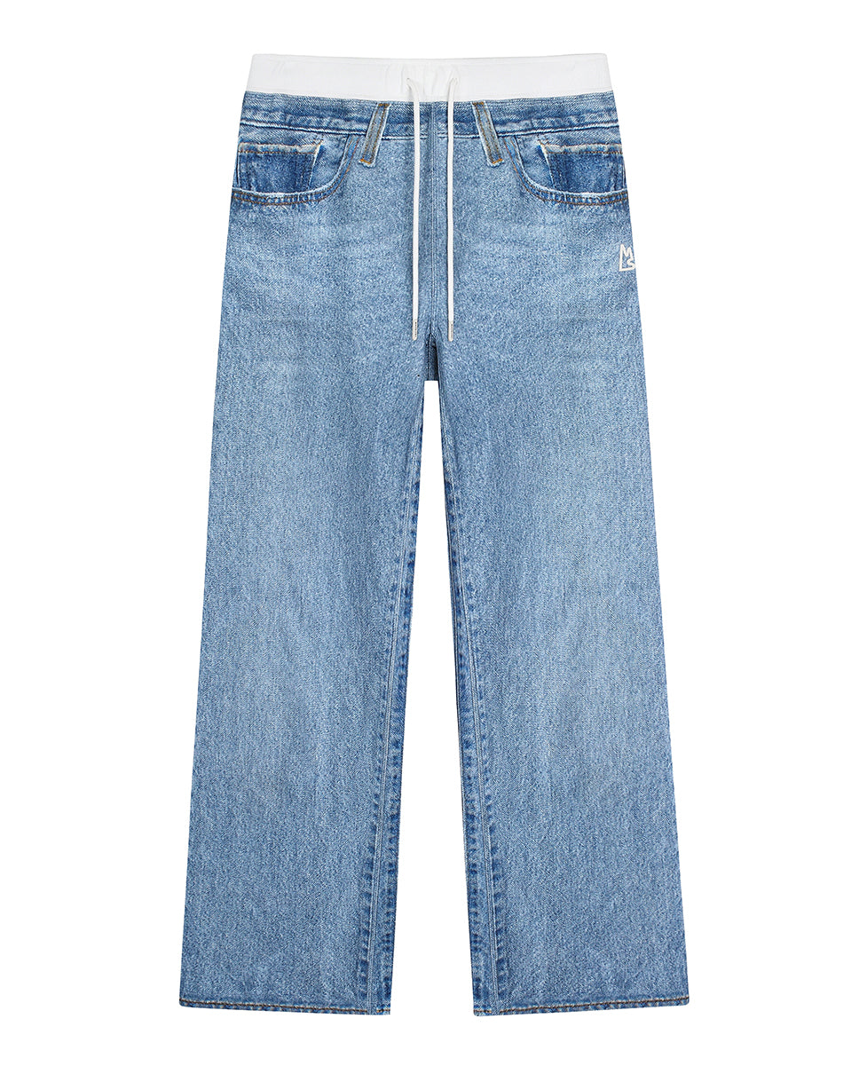 Denim Print Sweatpants