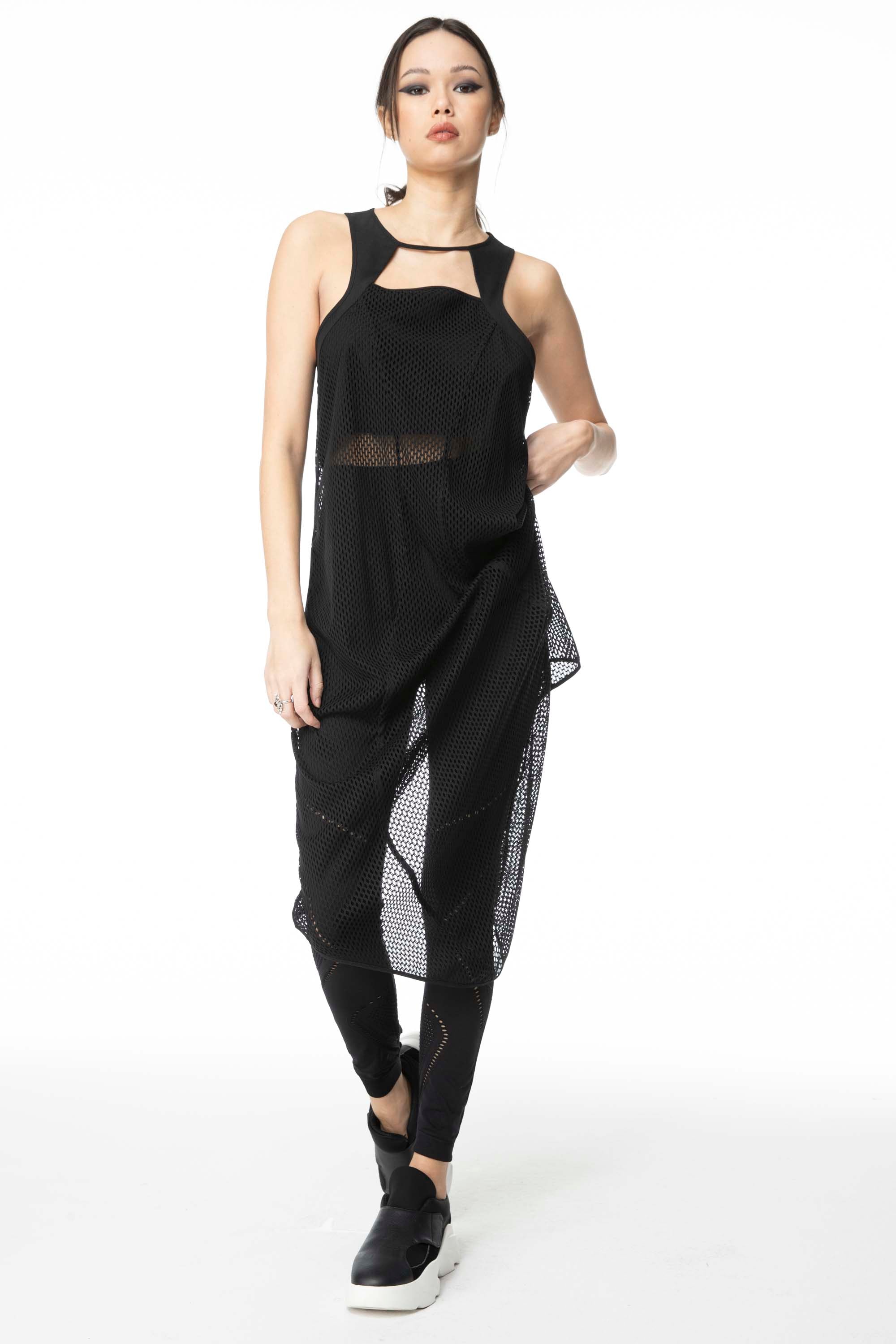 Mesh Maxi Dress