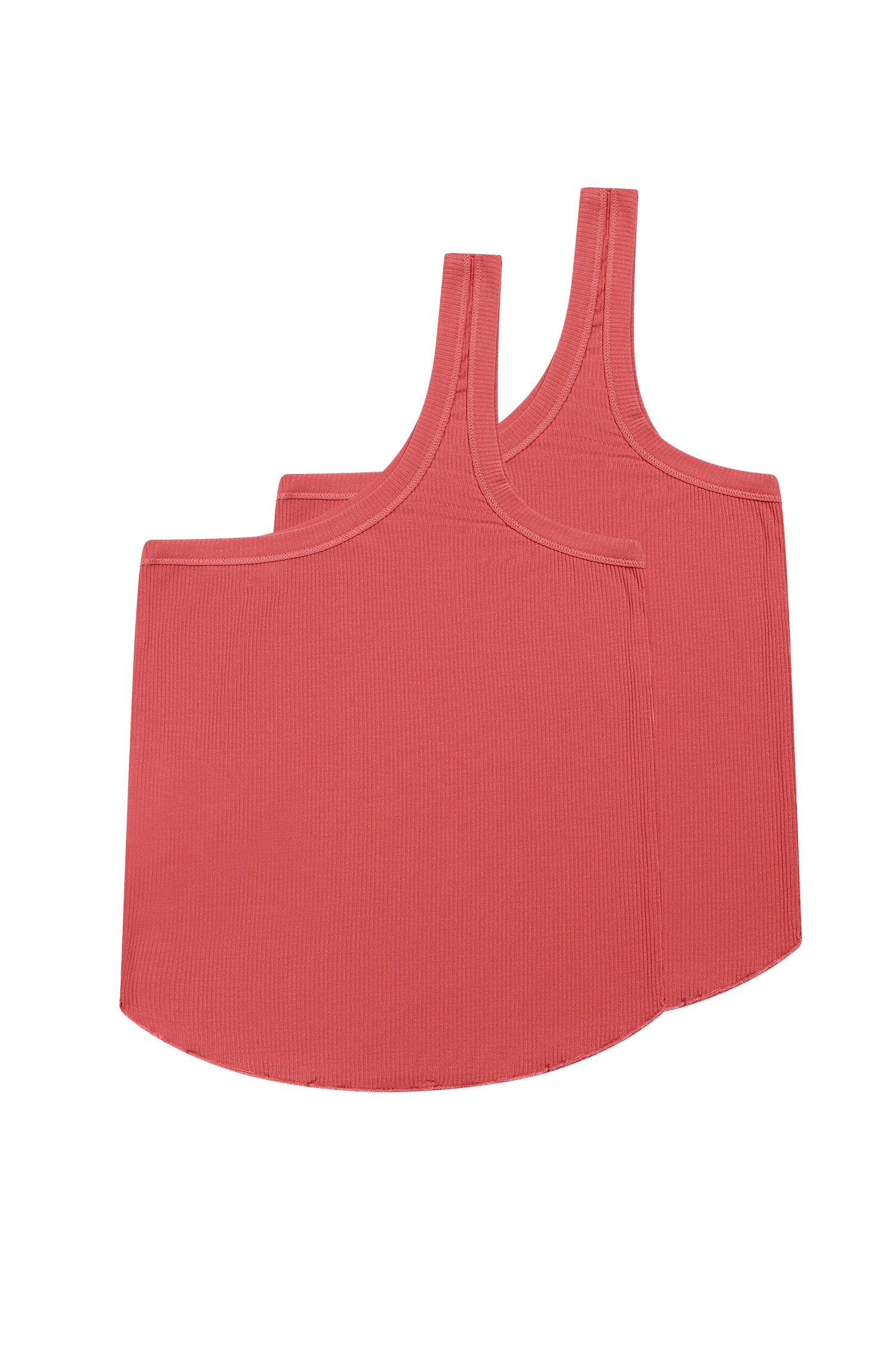 Asymmetrical Rib Tank (Set of Two)