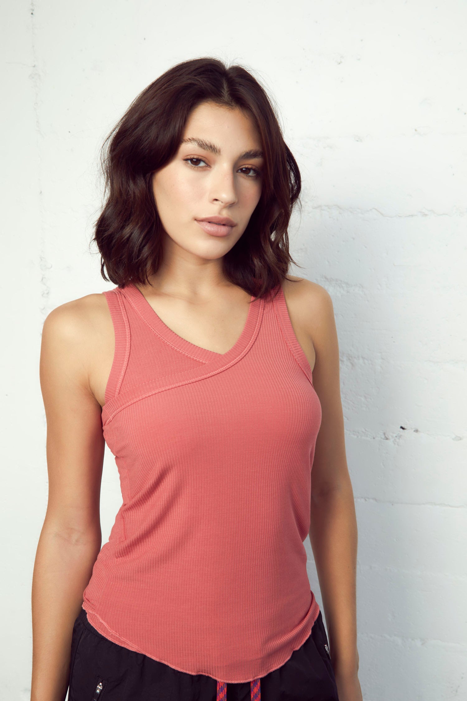 Asymmetrical Rib Tank (Set of Two)