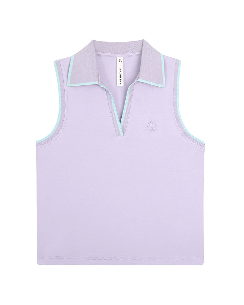 Roya Sleeveless Polo