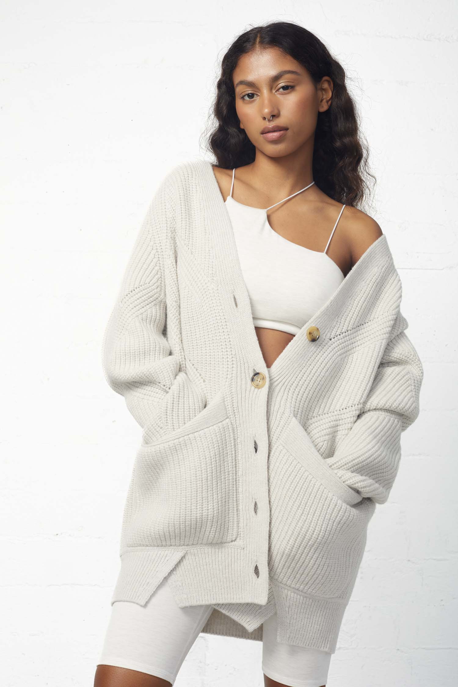 Navi Oversized Cardigan