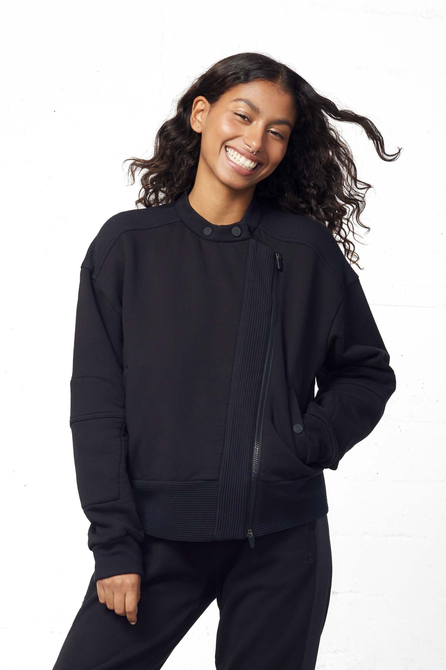 Milwood Moto Jacket Sweatshirt