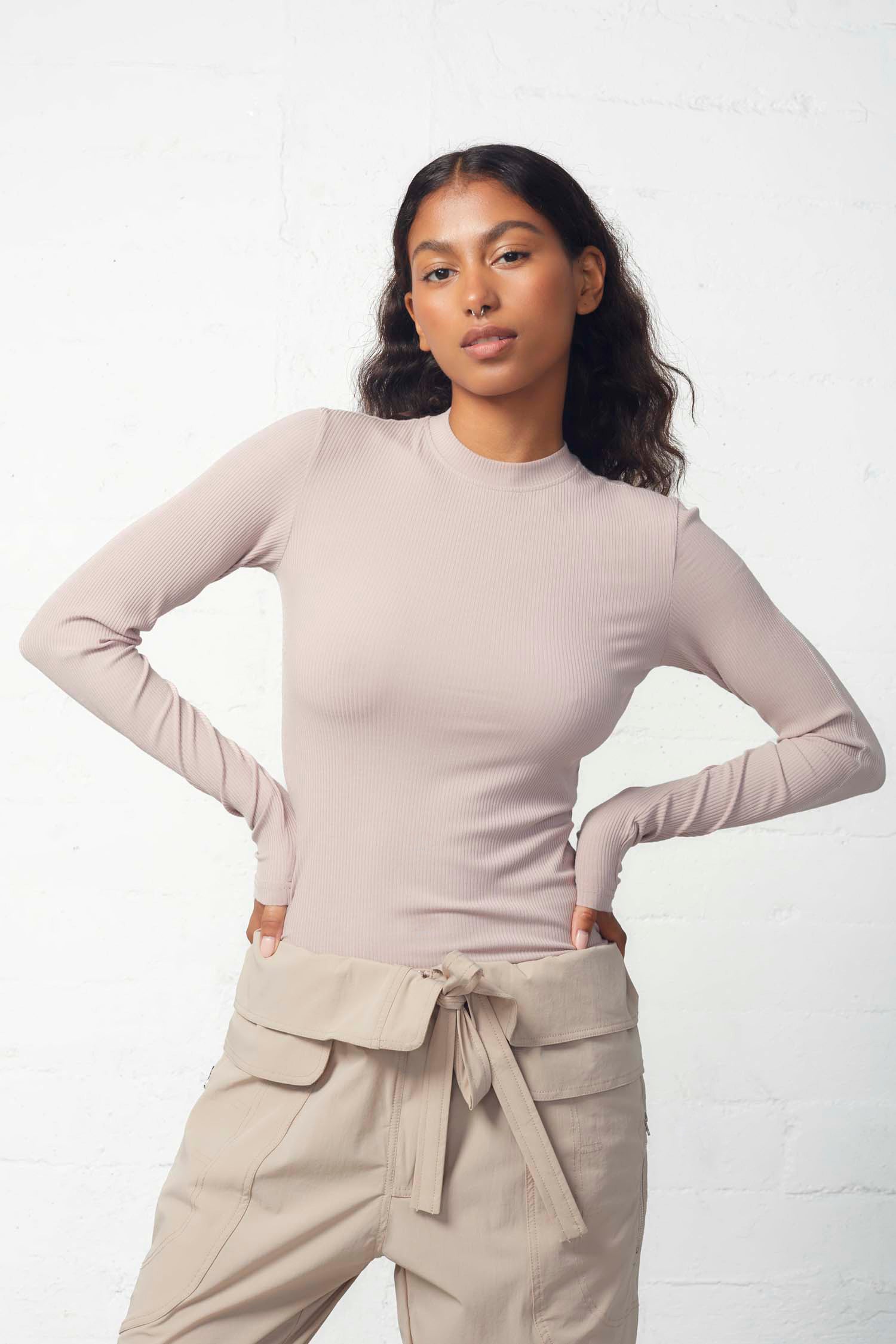 Petra Slinky Rib Long Sleeve Tee