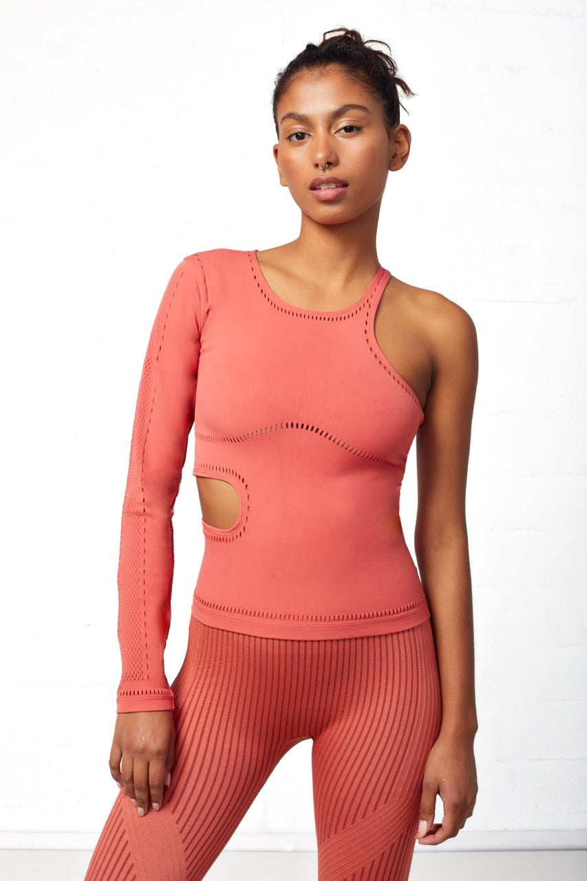 Naomi Asymmetrical Rash Guard Top