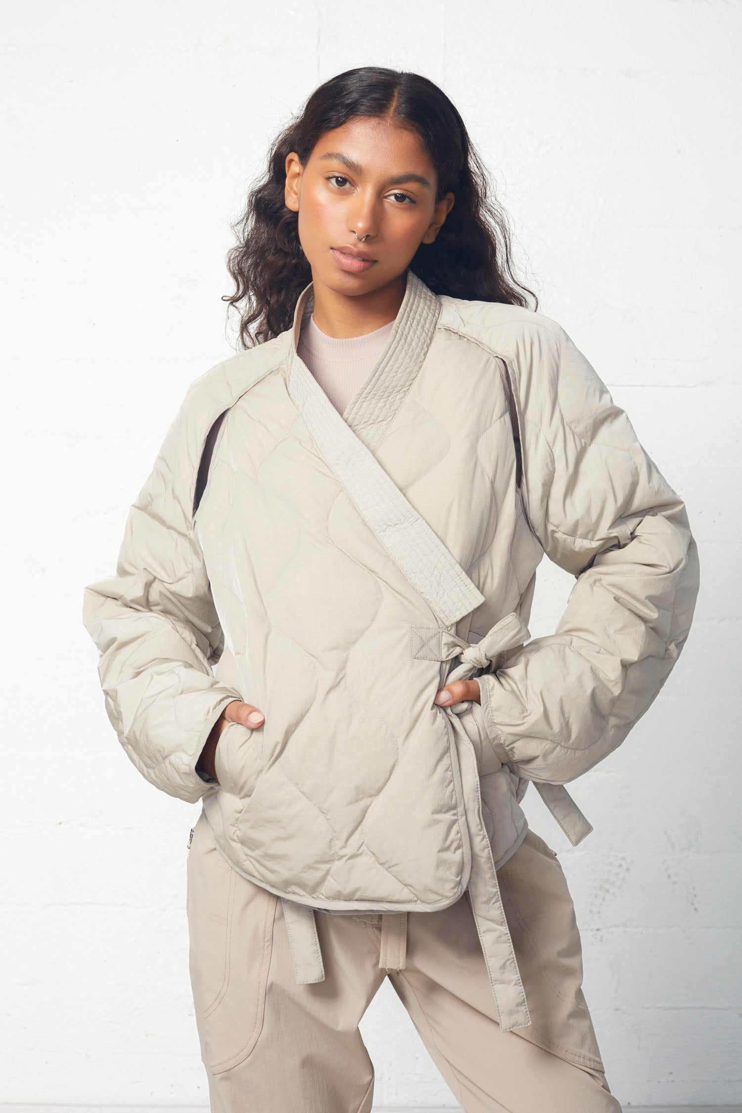 Gladwin Quilted Kimono Jacket