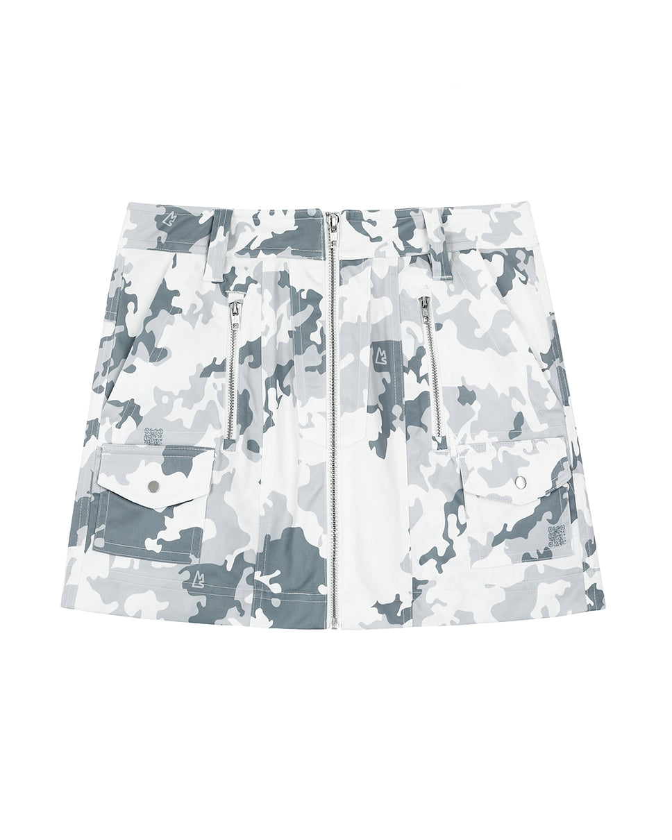 Arctic Camo Jules Mini Skirt