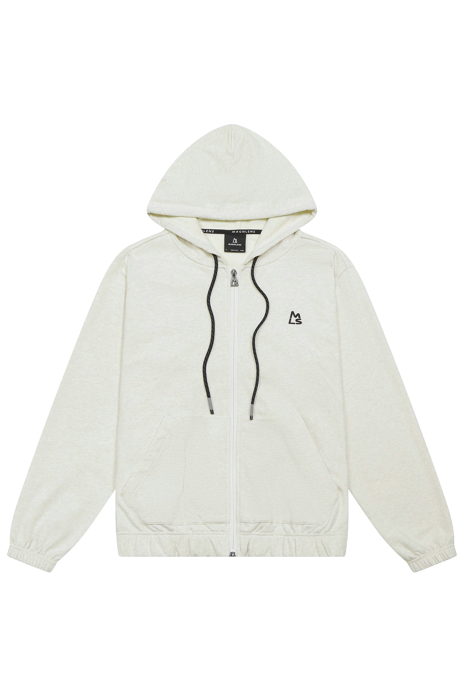 Essential Banded Zip-Up Hoodie