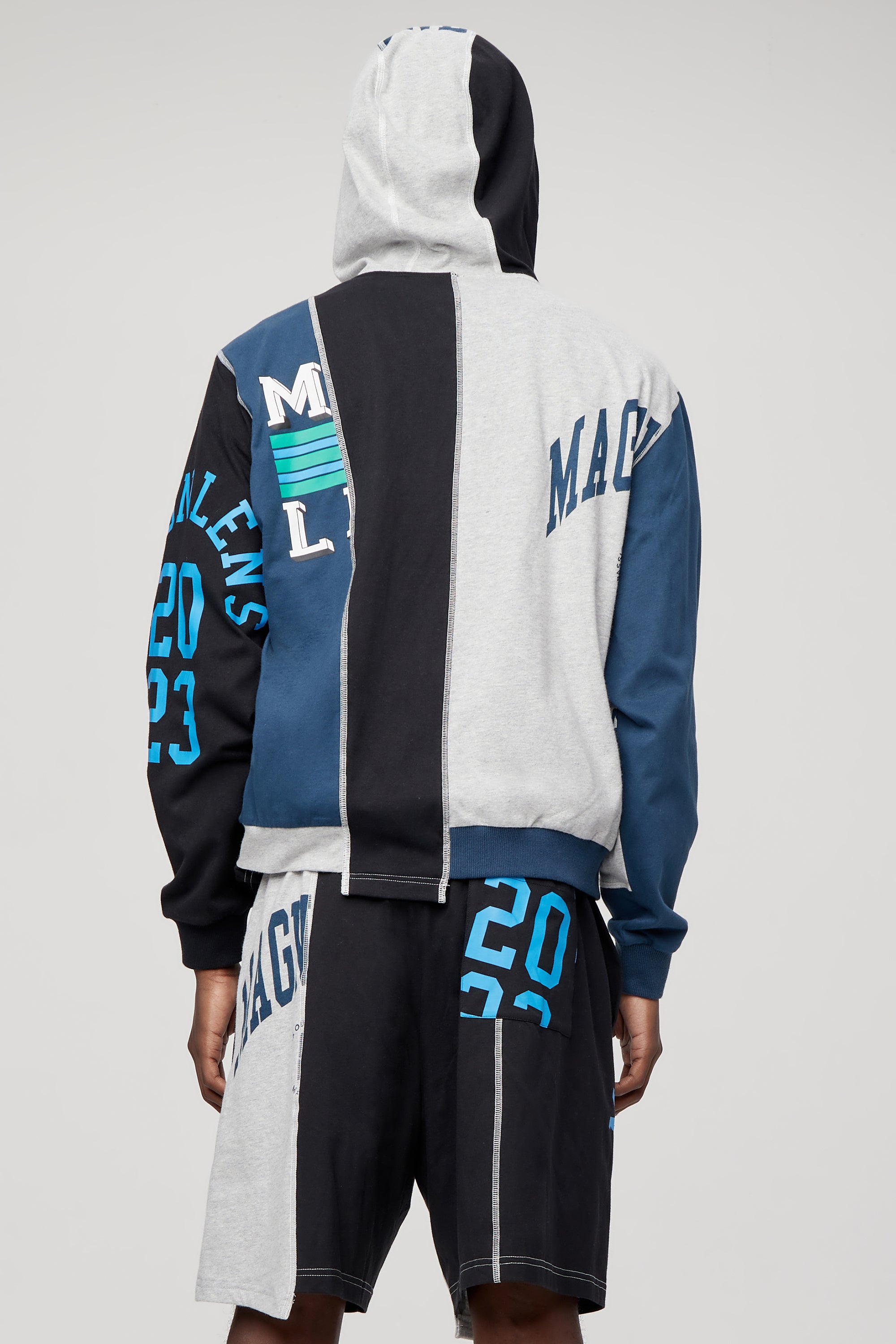 Cabora Spliced Zip-Up Hoodie