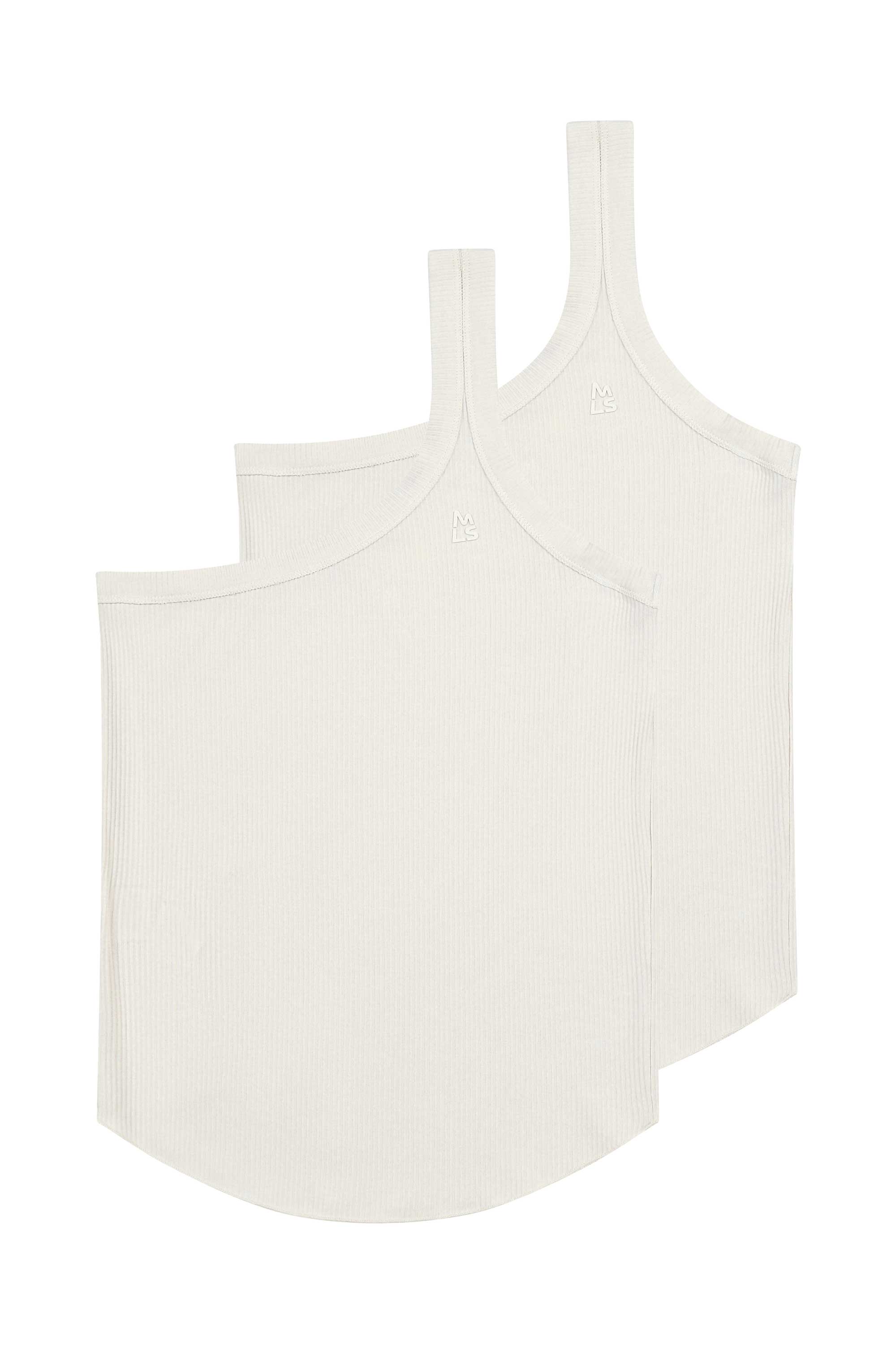 Asymmetrical Rib Tank (Set of Two)
