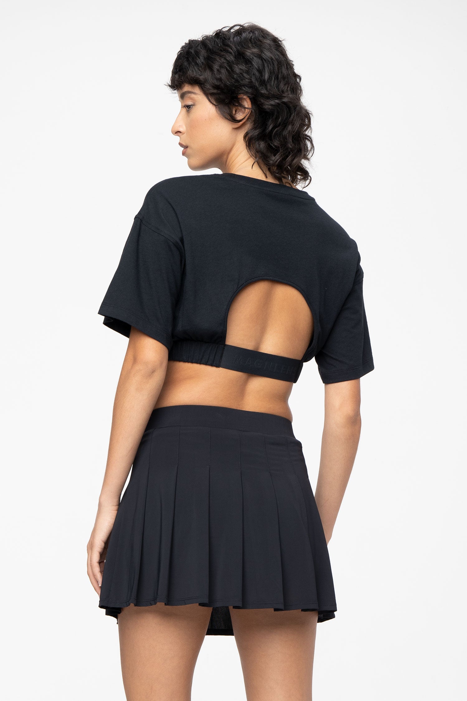 Match Point Open Back Crop T-Shirt